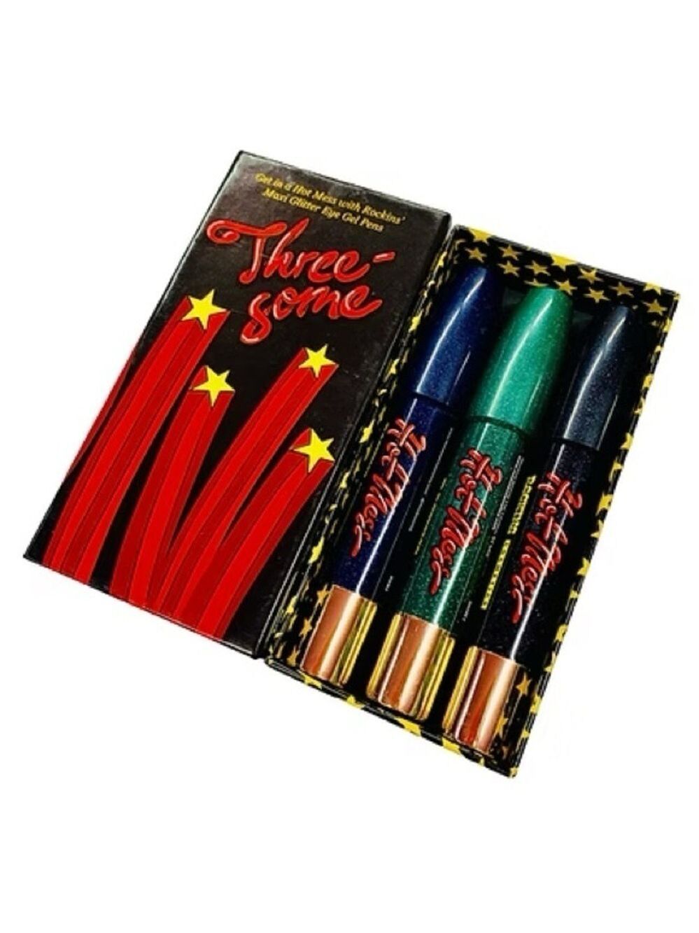 Rockins Cosmetics Hot Mess Glitter Gel Eye Pens Box Set - Picture 2 of 15